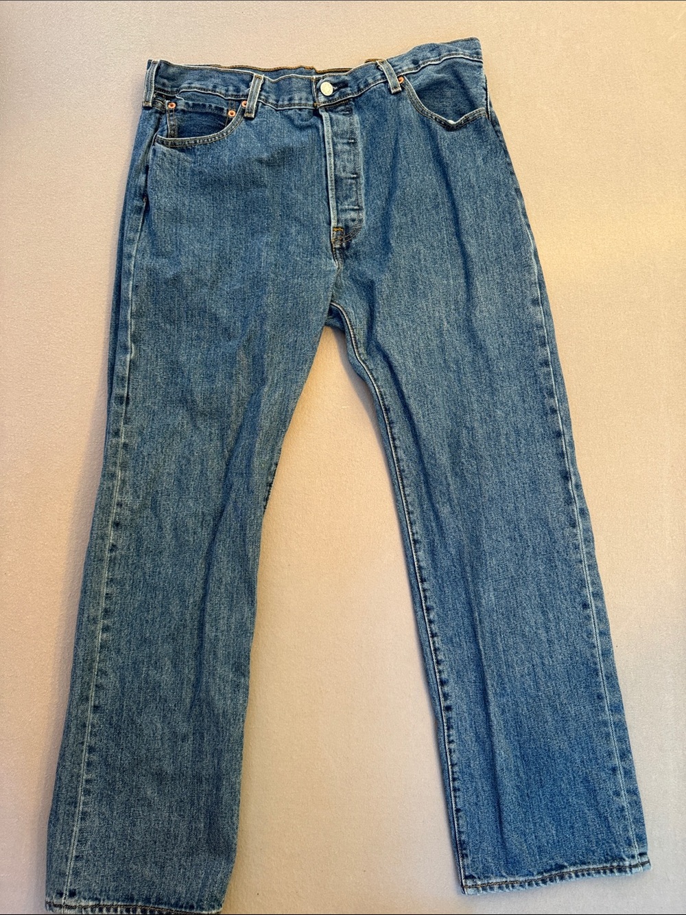 Levi’s 501 Original Fit Jeans Medium Wash W36 L30 Button Fly